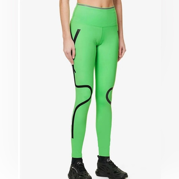 Adidas by Stella McCartney Pants - Adidas By Stella McCartney 
Truepace High-Rise Stretch Leggings Green Size S